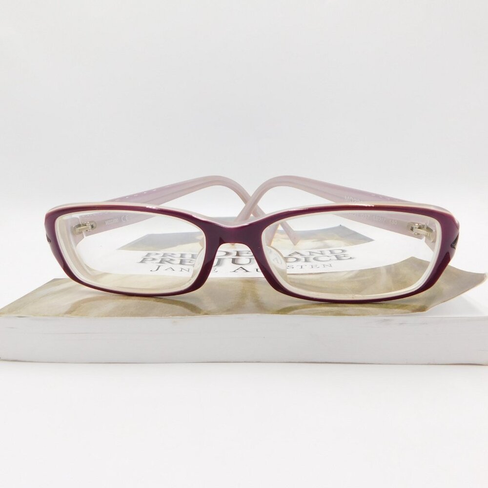 Moschino Rectangle Frames | Purple & Pink | Rx Ey… - image 1
